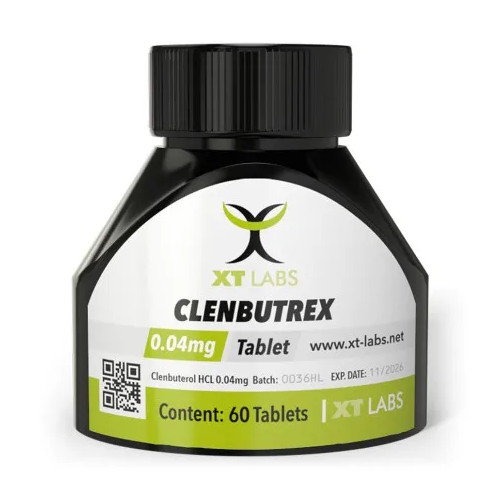 XT Labs - Clenbuterol 0.04mg 60tabs